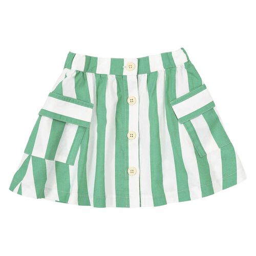 Goldie + Ace Happy Stripe Pocket Skirt 1-2Y